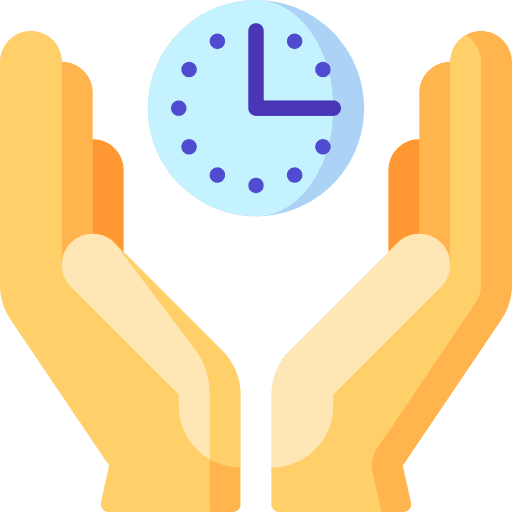 Time management clock time and date care icon Time management clock time and date care icon