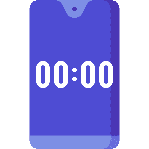 Timer timer interface smartphone icon Timer timer interface smartphone icon