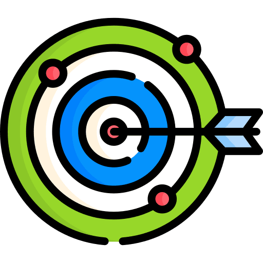 Focus target arrow point icon Focus target arrow point icon