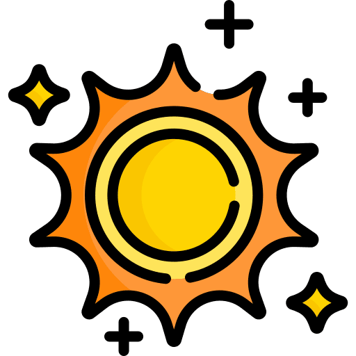 Sun solar light sunlight icon