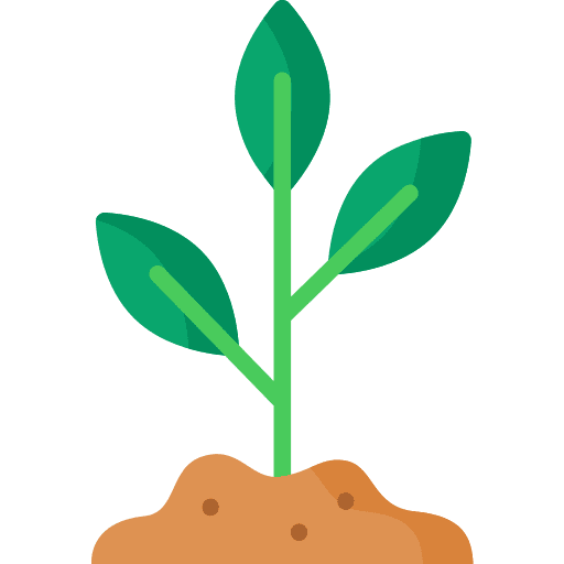Plant natural growing plant icon