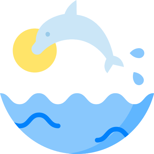 Sea sea animal kingdom landscape icon