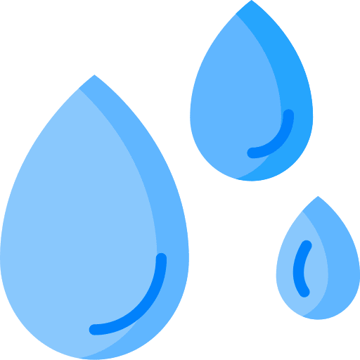 Water nature drops drinkable water icon
