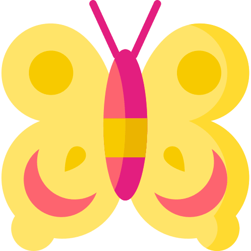 Butterfly bug animal butterfly icon