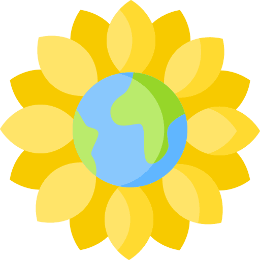 Green earth plant world ecology and environment icon