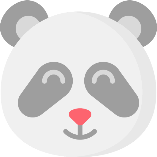 Panda bear animals animal kingdom wildlife icon