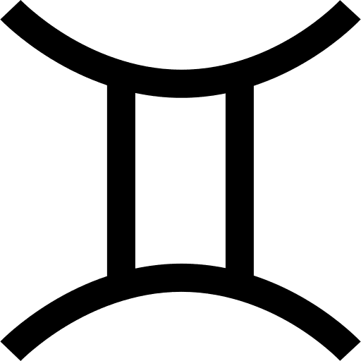 Gemini esoteric zodiac gemini icon