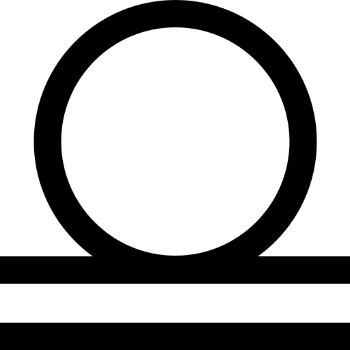 Libra zodiac signs horoscope icon