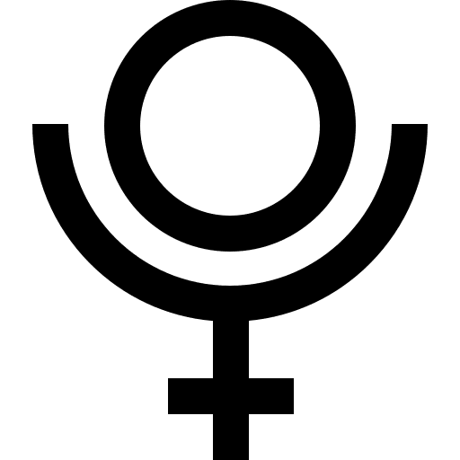 Pluto esoteric shapes and symbols zodiac icon Pluto esoteric shapes and symbols zodiac icon