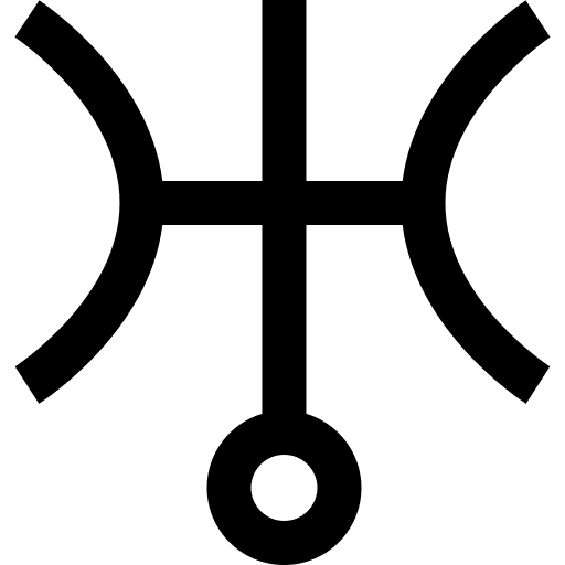 Uranus signs astrology constellation icon Uranus signs astrology constellation icon