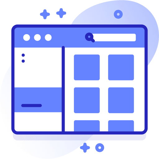 Layout layout seo and web ui icon