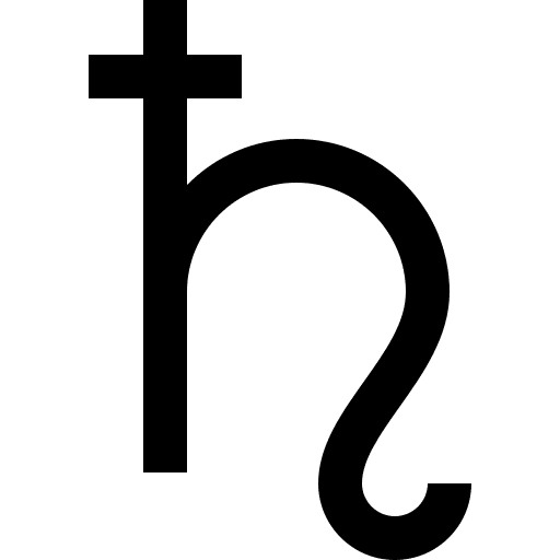 Saturn horoscope astrology esoteric icon Saturn horoscope astrology esoteric icon