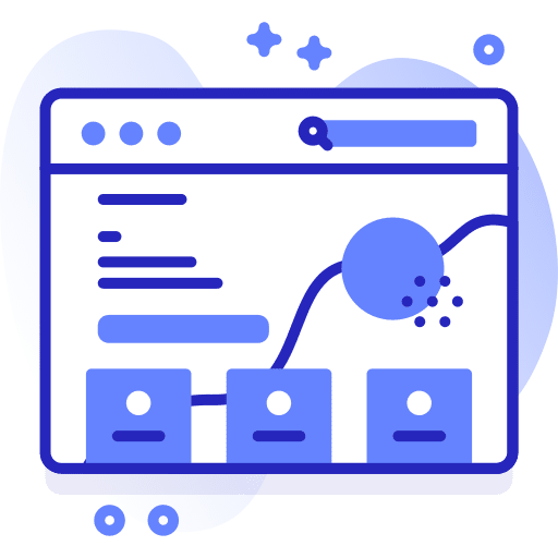 Webpage layout webpage seo and web icon