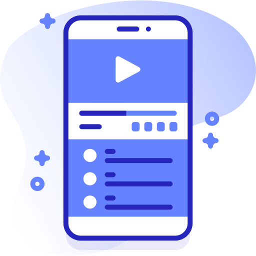 Video player comments multimedia layout icon Video player comments multimedia layout icon