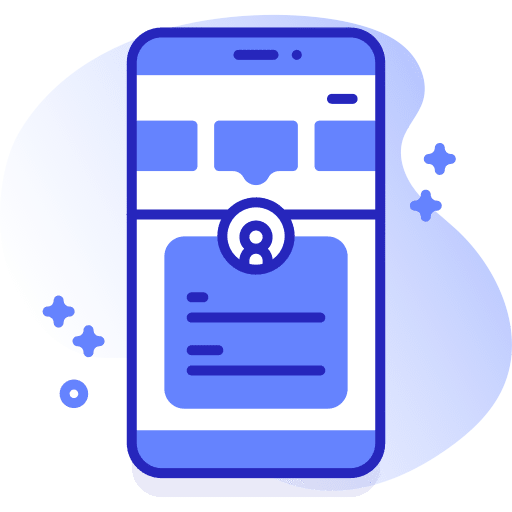 Social media comments app smartphone icon Social media comments app smartphone icon