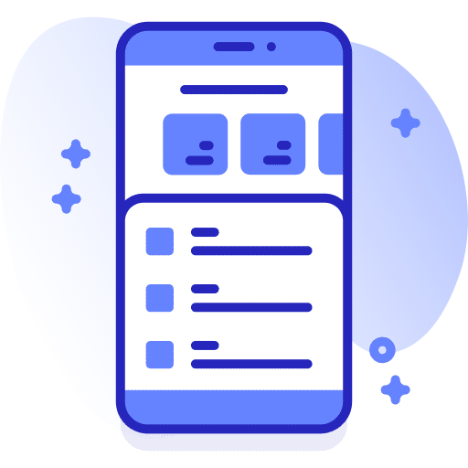 Webpage list layout ui icon Webpage list layout ui icon
