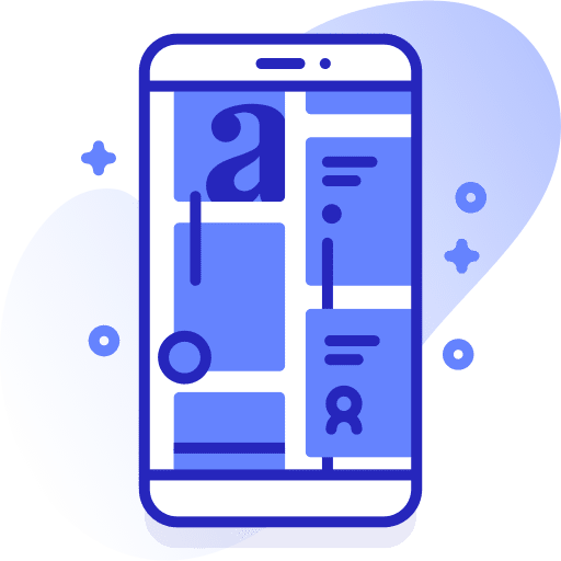 Webpage portfolio smartphone web design icon Webpage portfolio smartphone web design icon