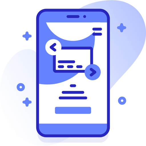 Webpage quote ui smartphone icon Webpage quote ui smartphone icon