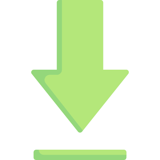 Download save file button arrows icon