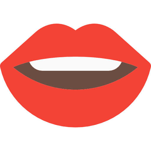 Mouth mouth body part lips icon