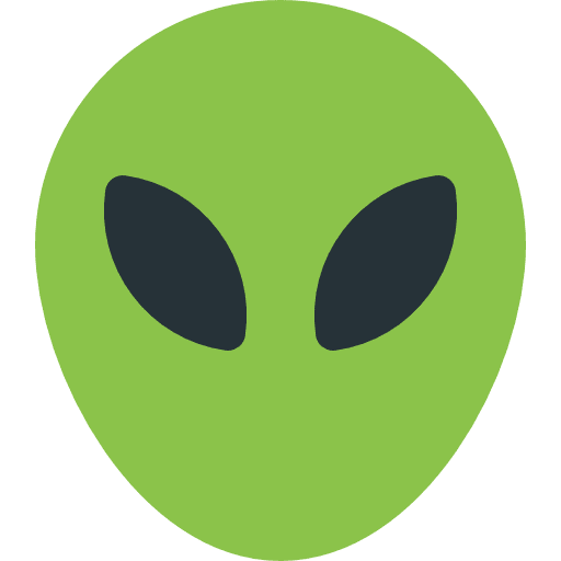 Alien galaxy alien ufo icon