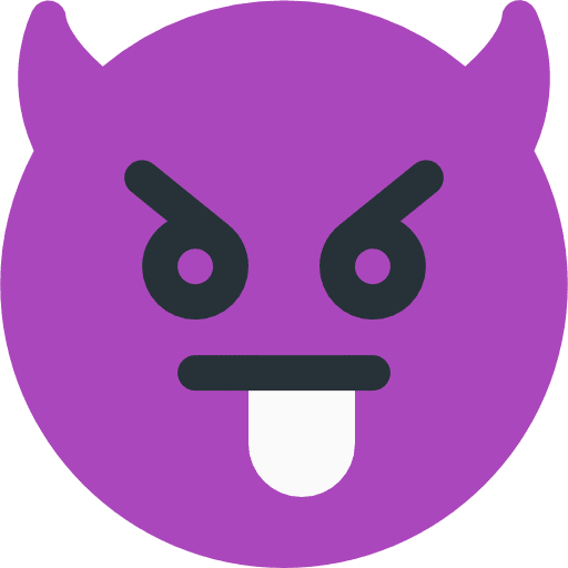 Devil smileys emoji feelings icon