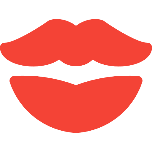 Kiss love and romance kiss valentines day icon