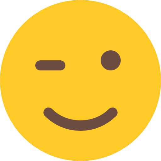 Wink emoticons feelings emoji icon
