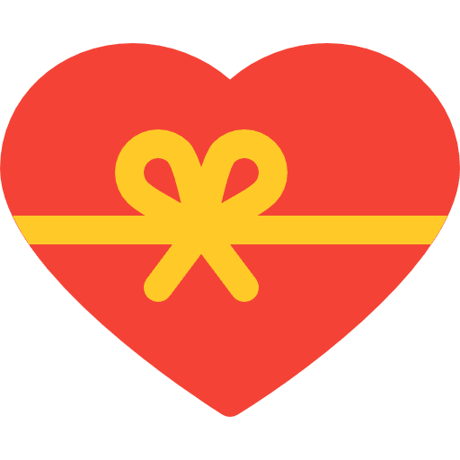 Chocolate box valentines day food and restaurant heart shaped icon