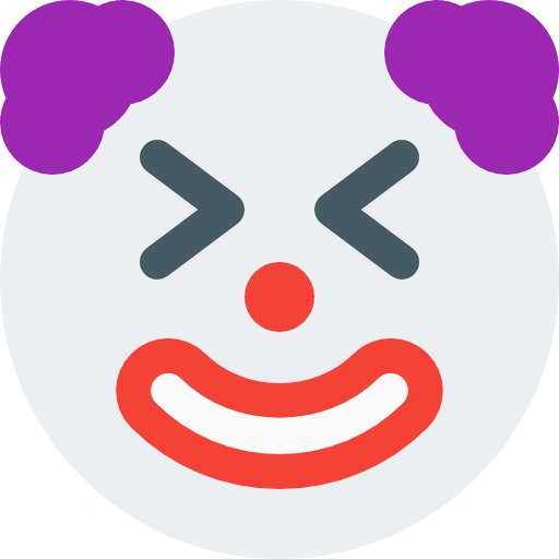 Clown smileys smiley emoticons icon