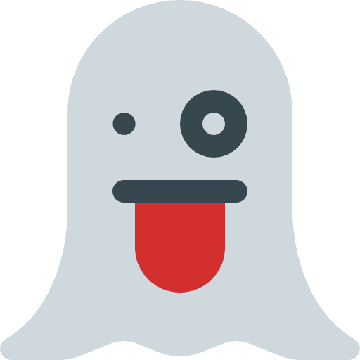 Ghost smileys happy ghost icon