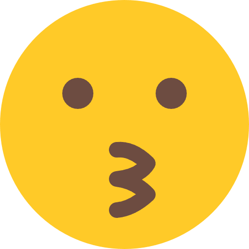 Kiss people interface smiley icon