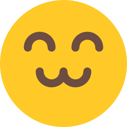 Friendly feelings emoticons faces icon