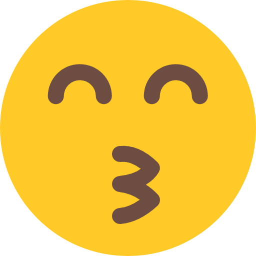 Kiss smiling people kiss icon