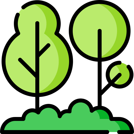 Trees forest woodland nature icon Trees forest woodland nature icon