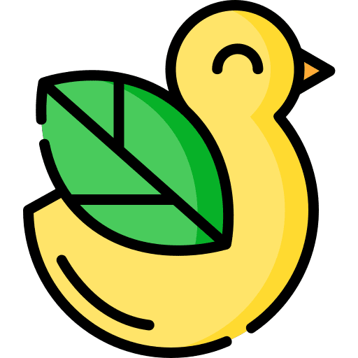 Bird tree animals leaf icon Bird tree animals leaf icon