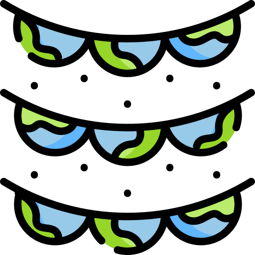 Garlands nature earth day earth globe icon Garlands nature earth day earth globe icon