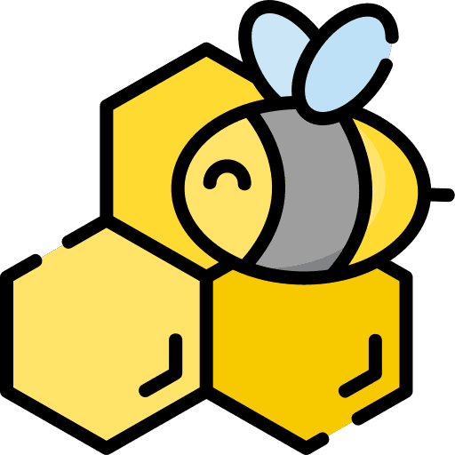 Honeycomb organic honey food and restaurant icon Honeycomb organic honey food and restaurant icon