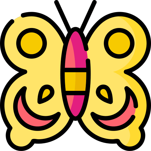 Butterfly animals bug insect icon Butterfly animals bug insect icon