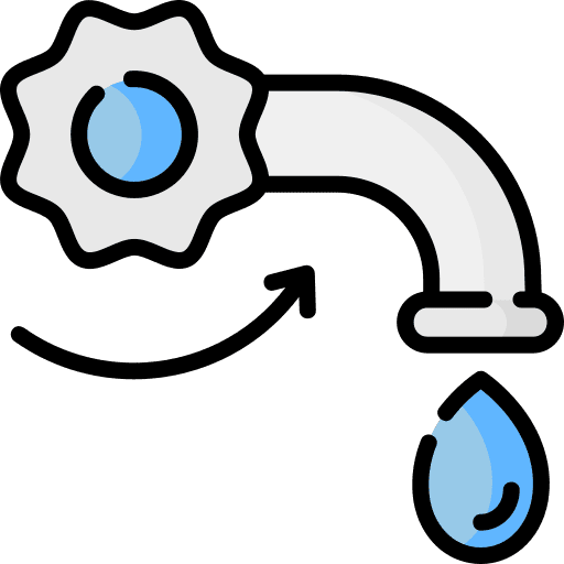 Save water faucet drop arrows icon Save water faucet drop arrows icon