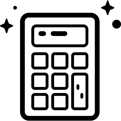 Calculator maths calculator electronics icon