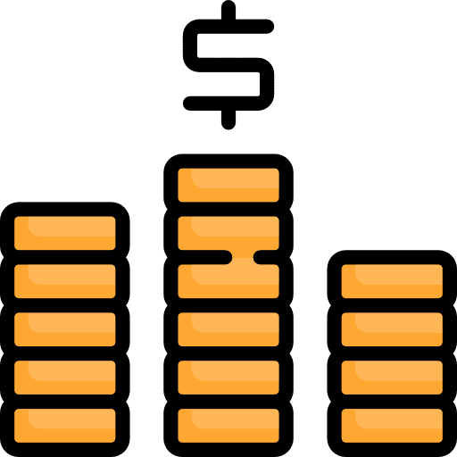 Coins coin commerce and shopping cash icon Coins coin commerce and shopping cash icon