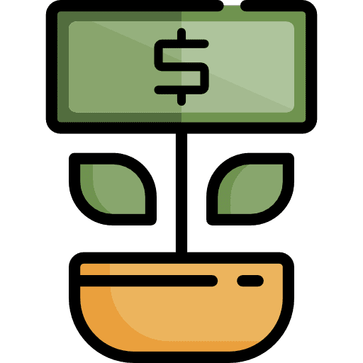 Growth bank business growth icon Growth bank business growth icon