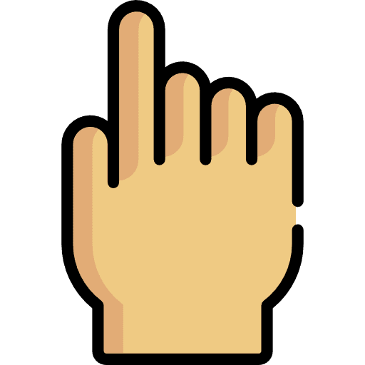 Hand point pointing hands and gestures icon Hand point pointing hands and gestures icon