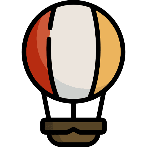 Hot air balloon hot air balloon transportation flight icon Hot air balloon hot air balloon transportation flight icon