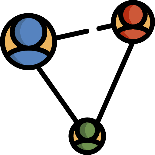 Networking marketing social media share icon Networking marketing social media share icon