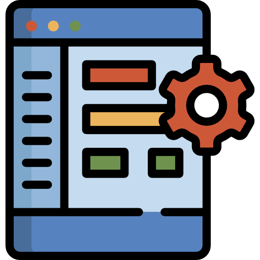 Browser setting settings internet icon Browser setting settings internet icon