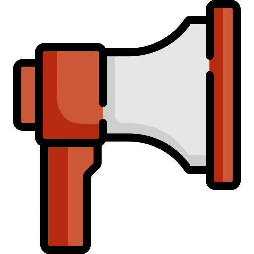 Megaphone communications advertising loud icon Megaphone communications advertising loud icon