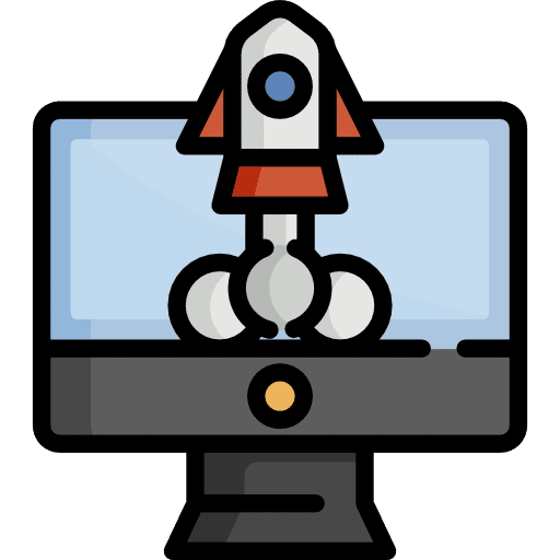 Startup startup seo and web space ship icon Startup startup seo and web space ship icon