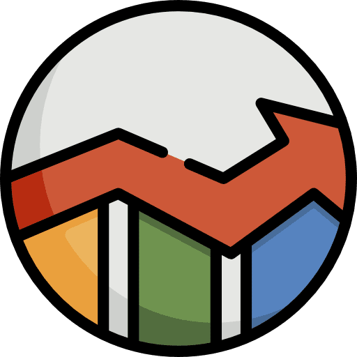 Statistics graphic finances stats icon Statistics graphic finances stats icon